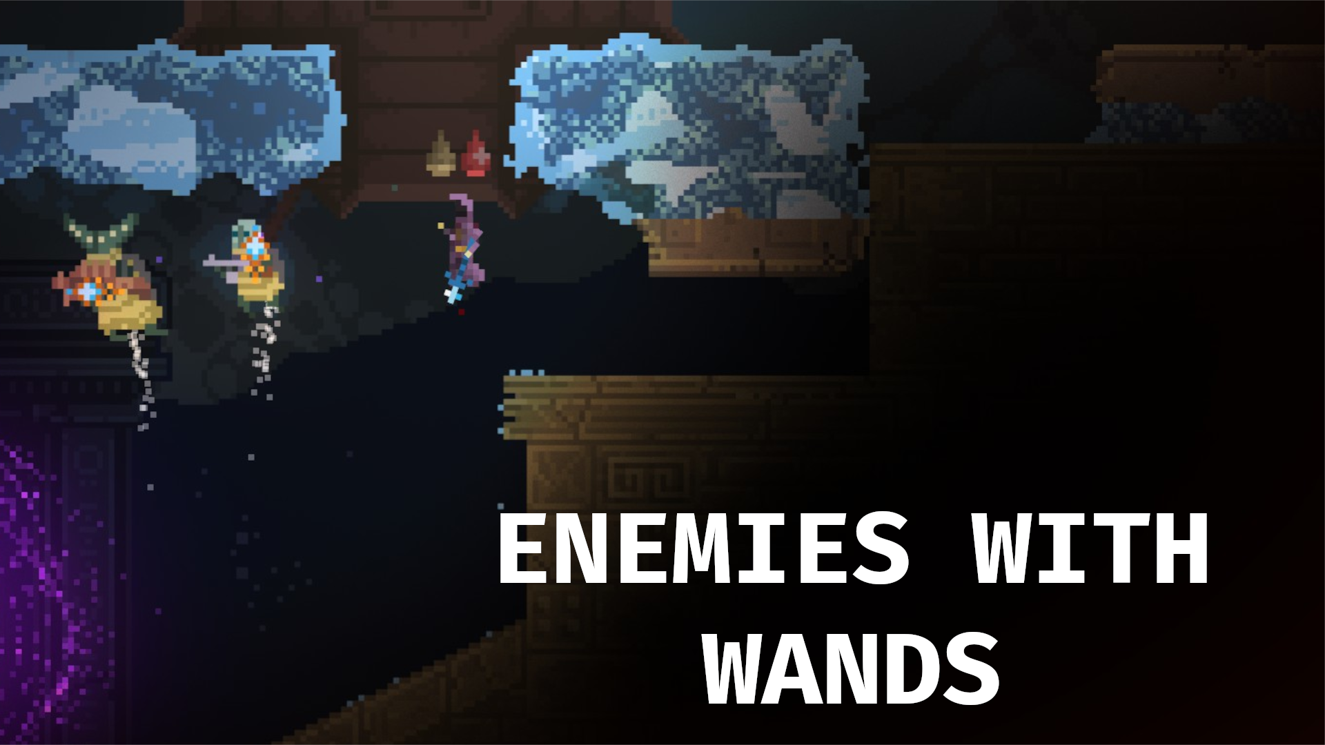 Enemies with wands