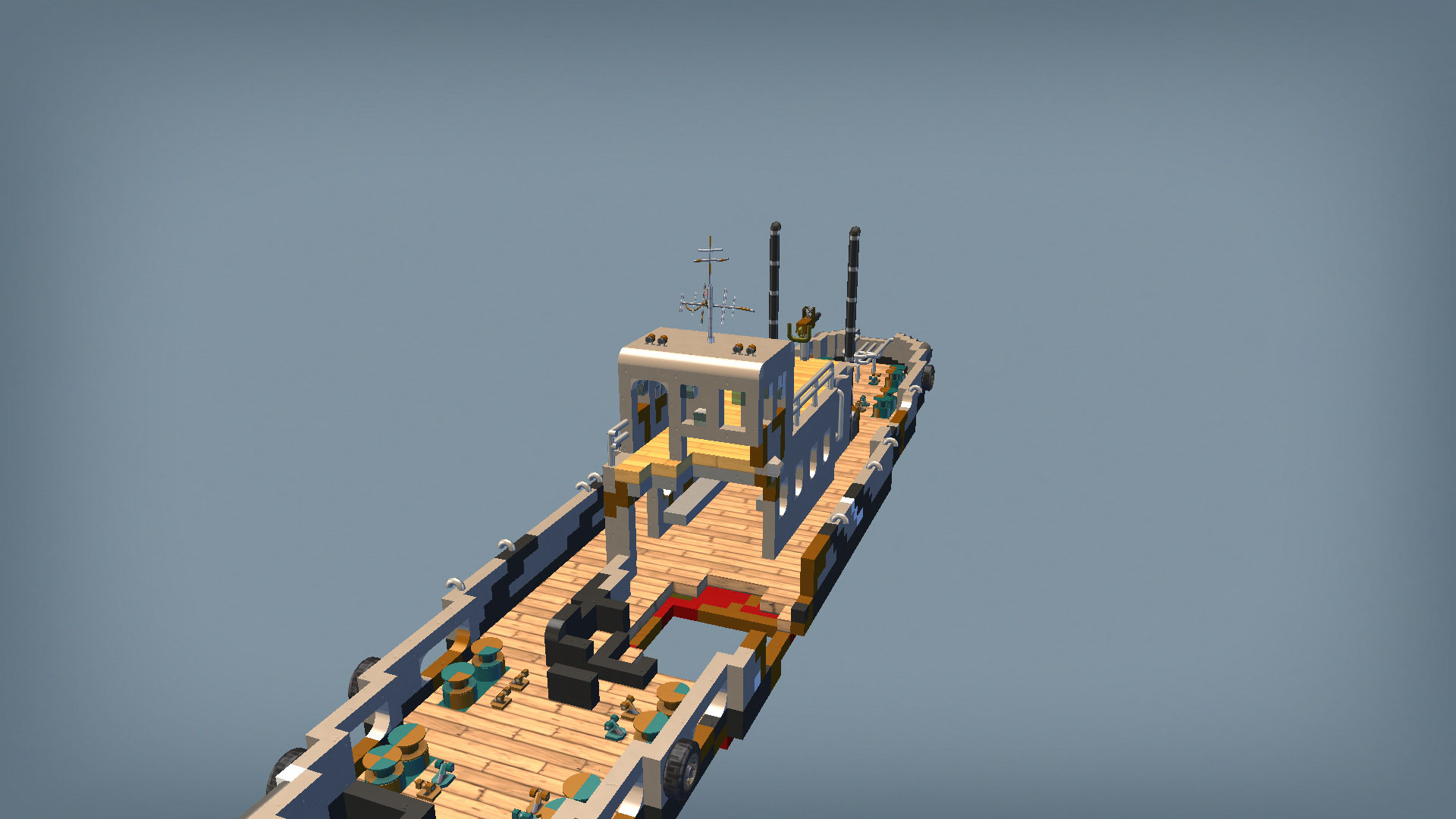 Sunken tug boat Warship
