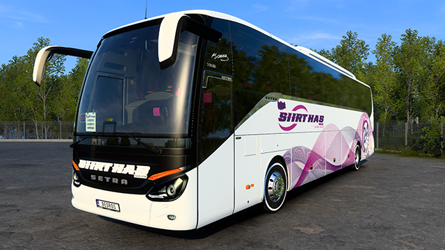 Setra S516HD Siirt Has Turizm Mor Paint Job