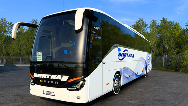 Setra S516HD Siirt Has Turizm Mavi Paint Job