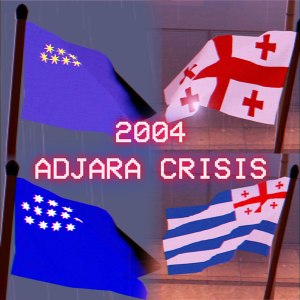 2004 Adjara Crisis Flags
