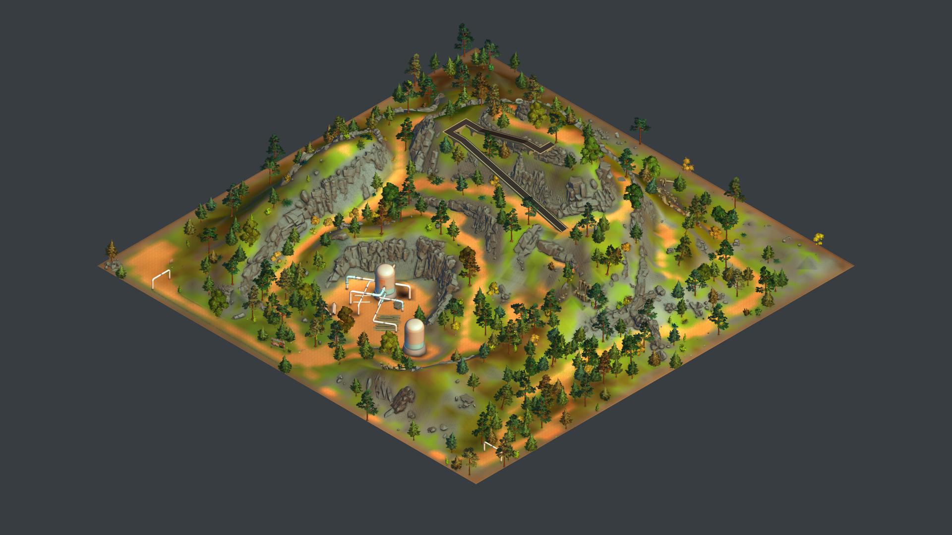 HILLS512 Offroad Racing Map