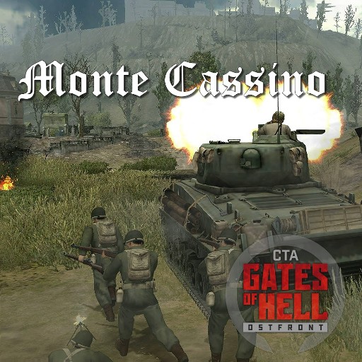 Monte Cassino (map) / Монте-Кассино (карта)