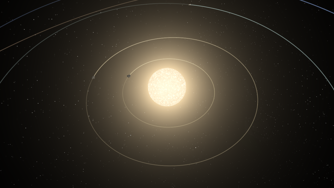 Solar System Orbiting IC 10 5