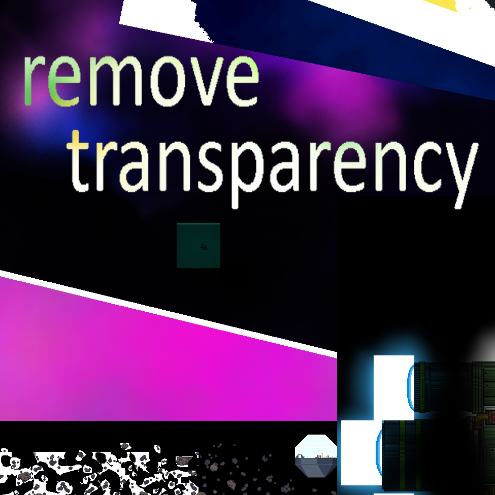 remove transparency