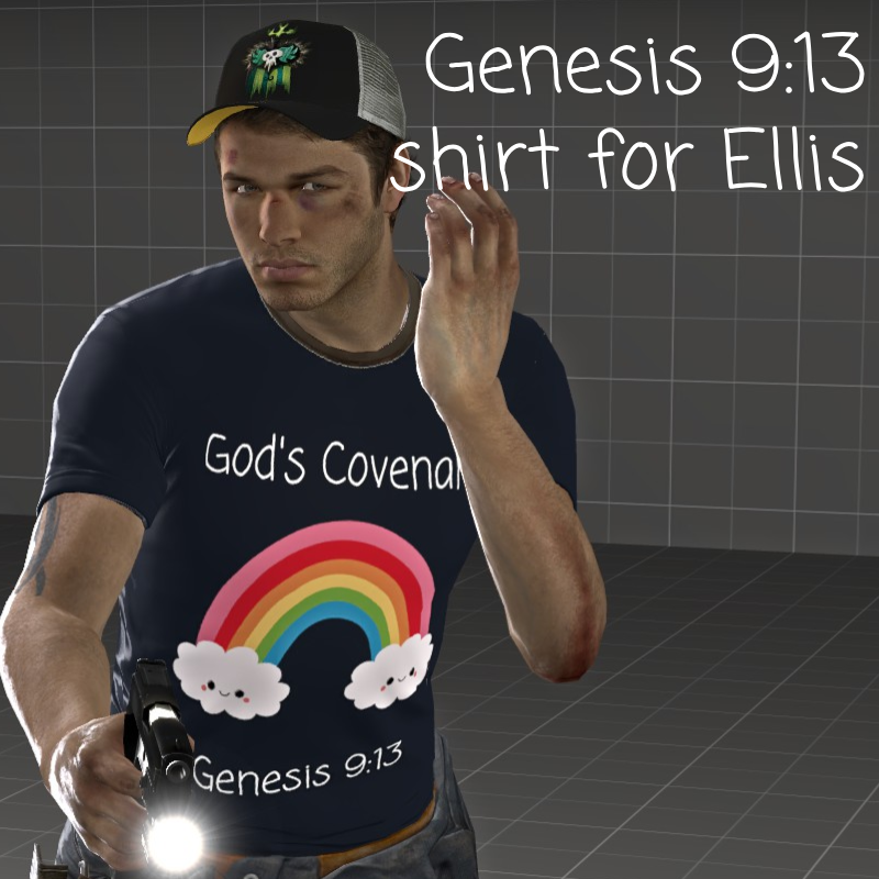 Ellis: Genesis 9:13 shirt
