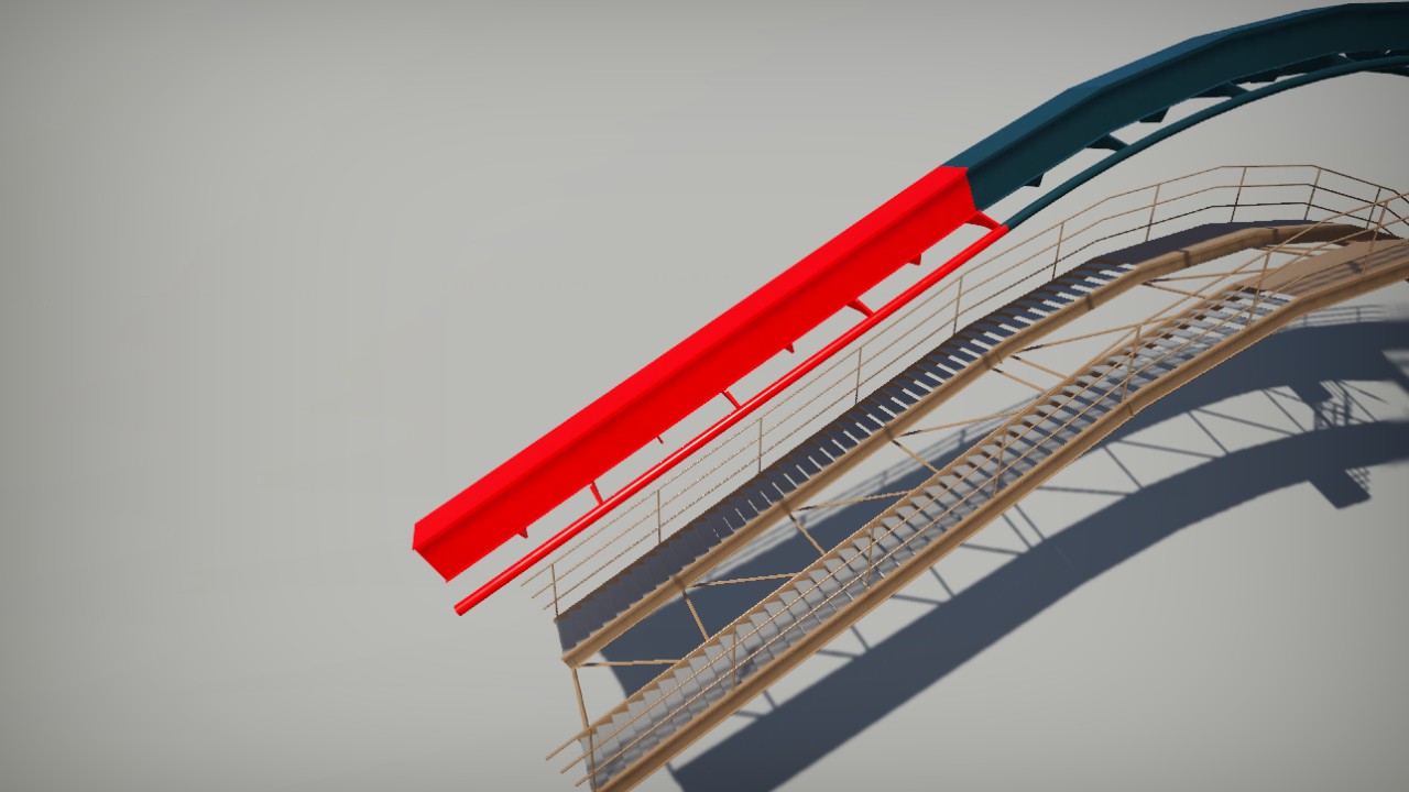 B&M Invert Lift Track Straight (Old Gen)
