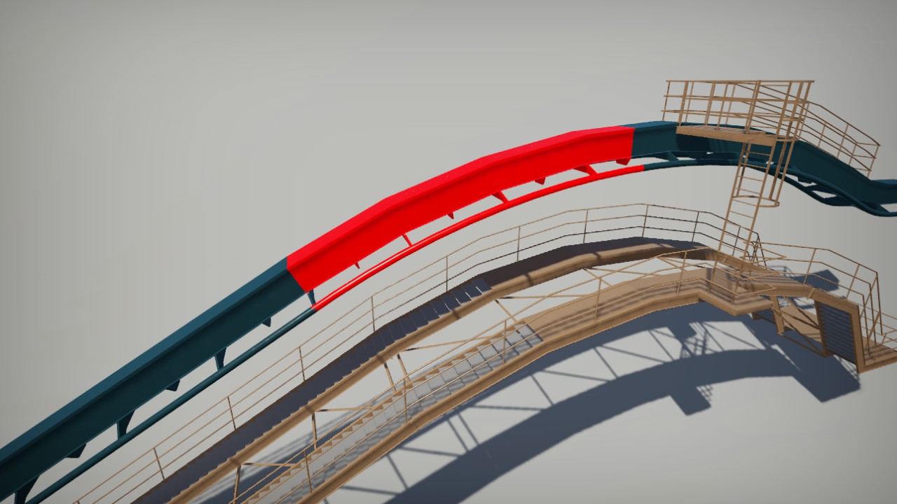 B&M Invert Lift Track Curve 1 (Old Gen)