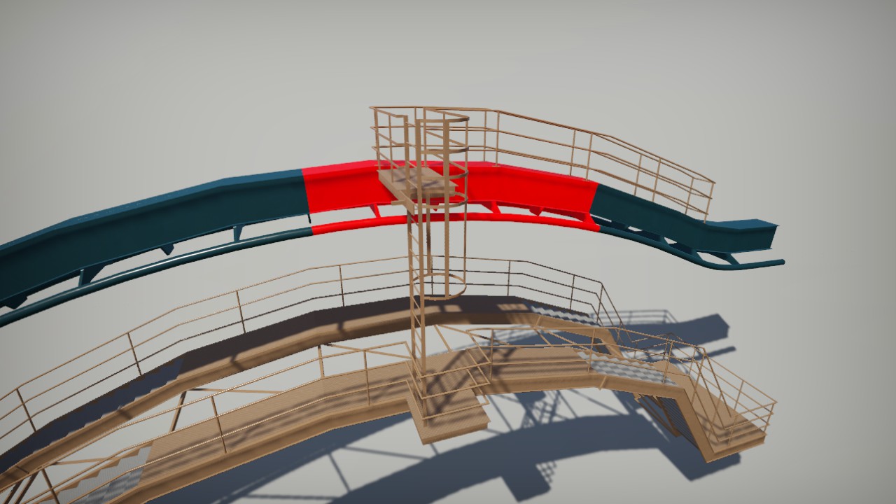 B&M Invert Lift Track Curve 2 (Old Gen)