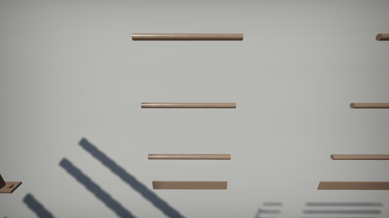 B&M Invert Catwalk Railings 0.5m