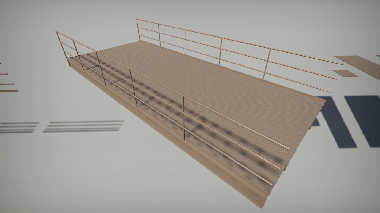 B&M Invert Catwalk straight 8m