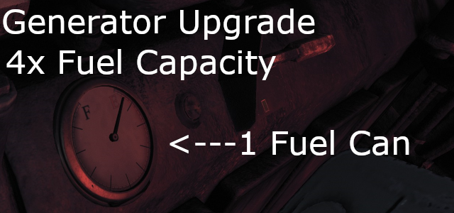 Generator Upgrade - 4x Fuel Capacity