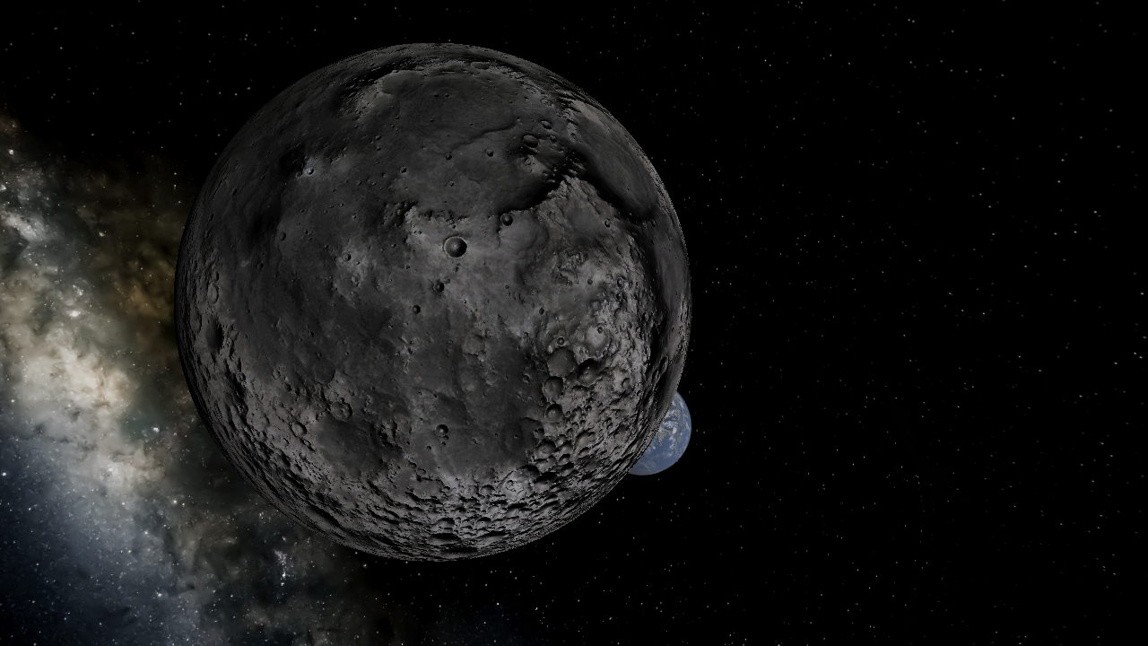 Realistic Moon And Earth Collision preview
