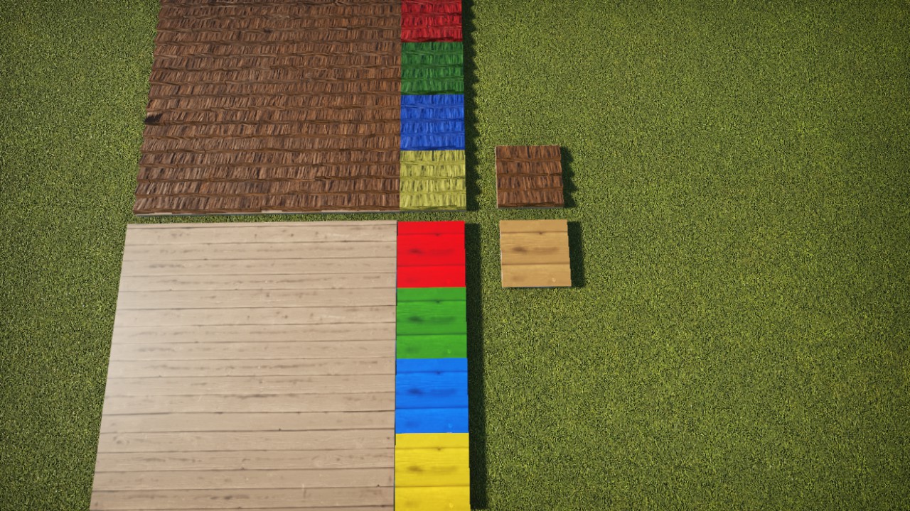 1m Cedar Shake Roof