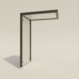 dlX - Front Door Canopy (No Letterbox)