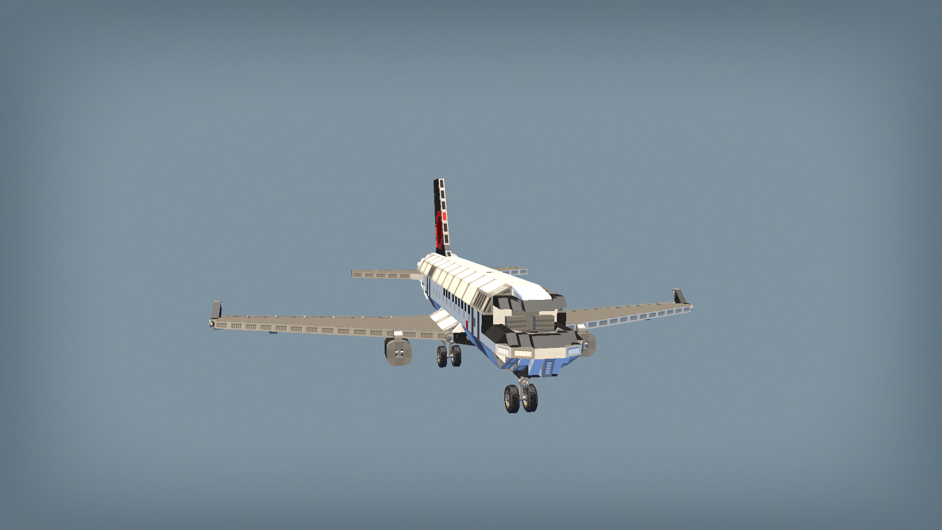 A319-100 Model Air Canada New With Lights