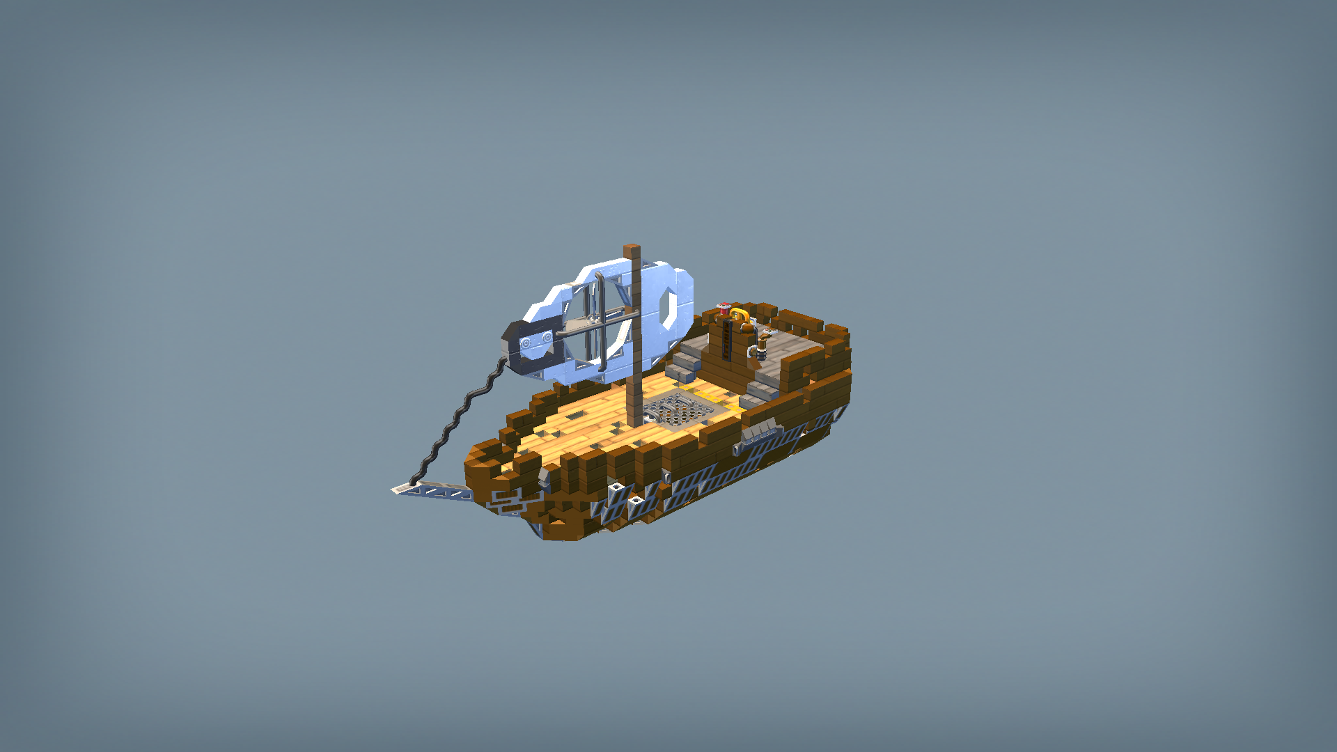 Dieselpunk pirate ship (MODS)