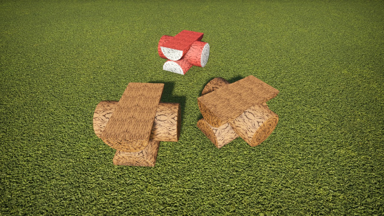 .5m Log Corner