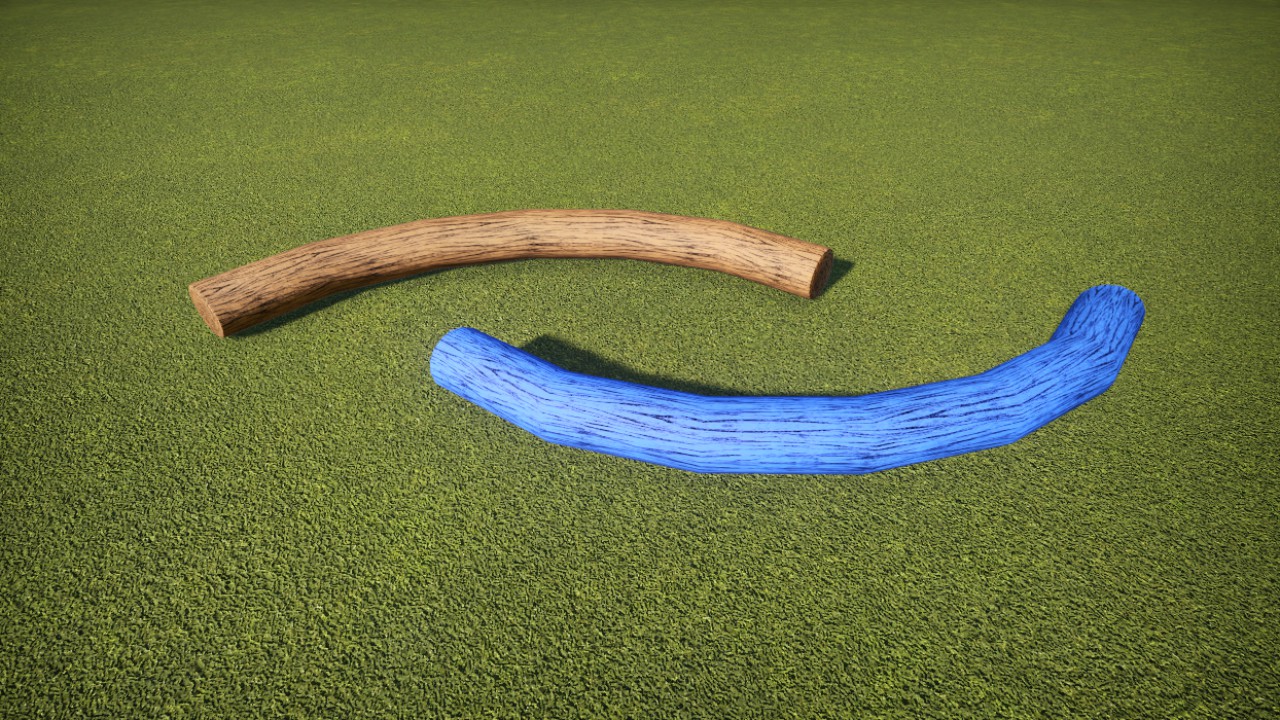 4m Curved Log
