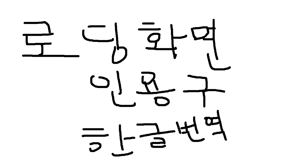 Z's Loading Quote Korean Translation