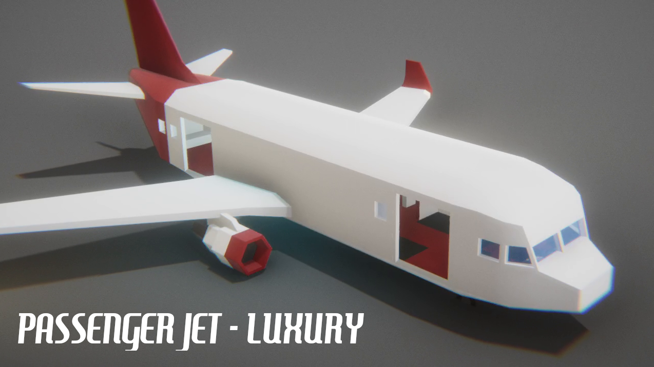 Luxury Passenger Jet – Unturned Mod