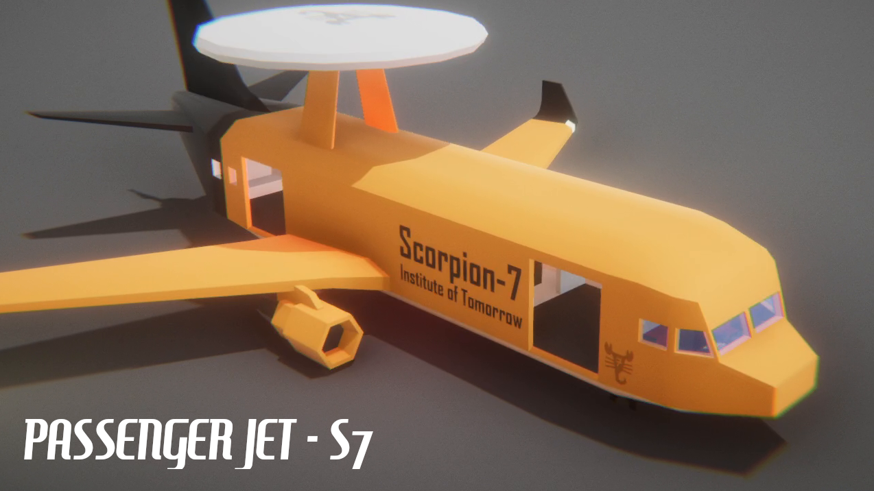 Passenger Jet S7 - Mobile Base – Unturned Mod
