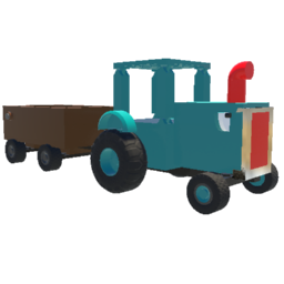 Travis the Tractor with trailer