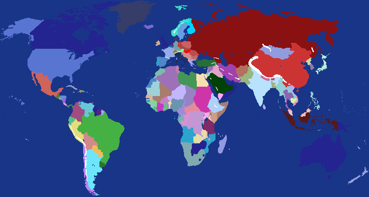 World Map - 1964 (Large)