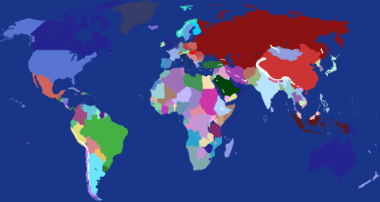 World Map - 1967 (Large)