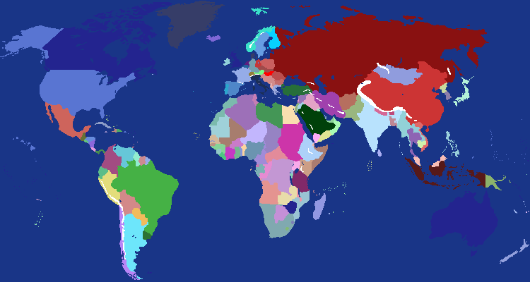 World Map - 1977 (Large)