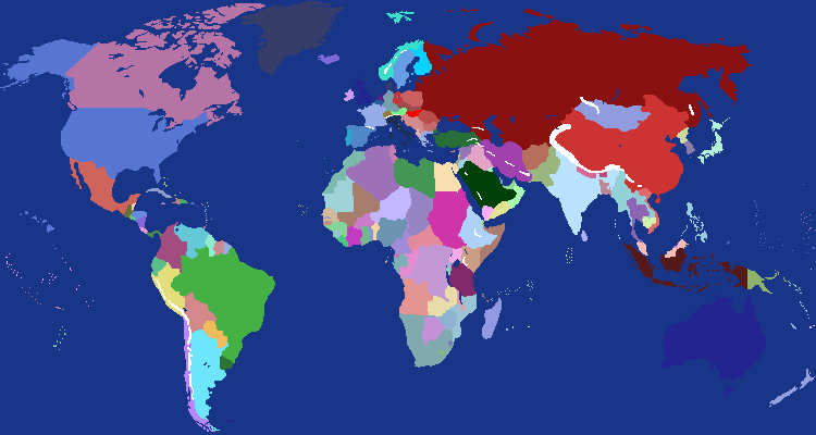 World Map - 1985 (Large)
