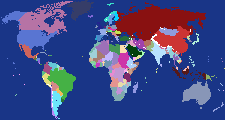 World Map - 1989 (Large)