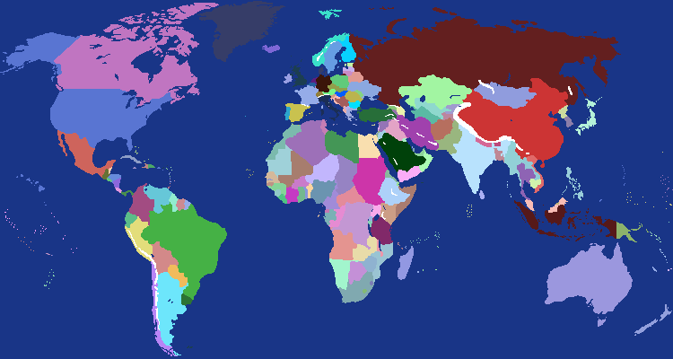World Map - 1991 (Large)