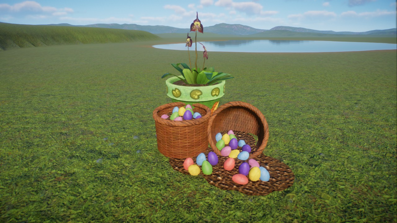 Easter Eggs and Baskets