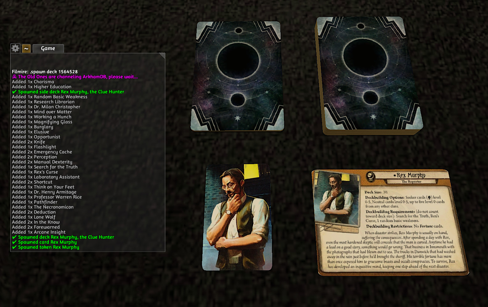 arkham horror the card game tabletop simulator Arkham Horror The Card Game main image 0