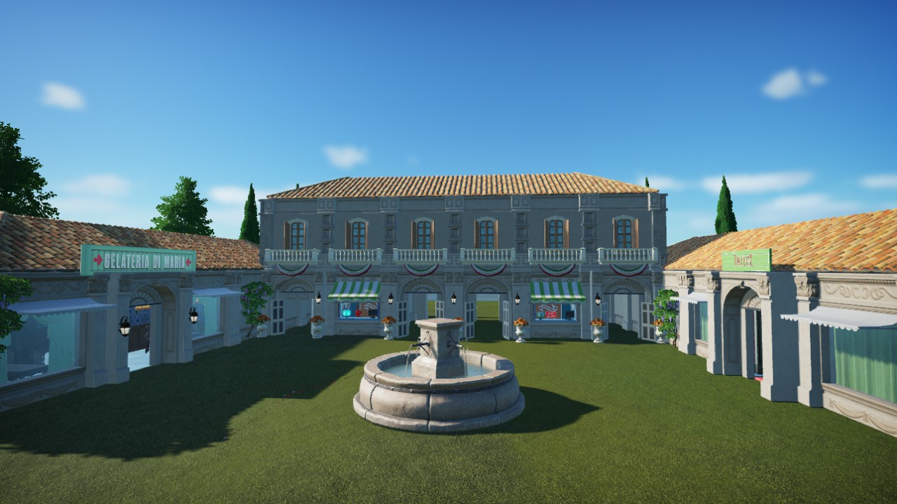 Ingang italiaans thema park