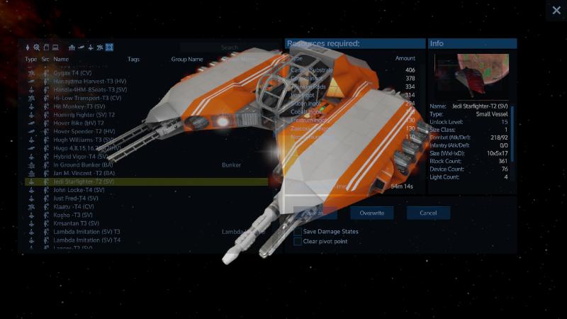 Jedi Star FighterT3 (SV)