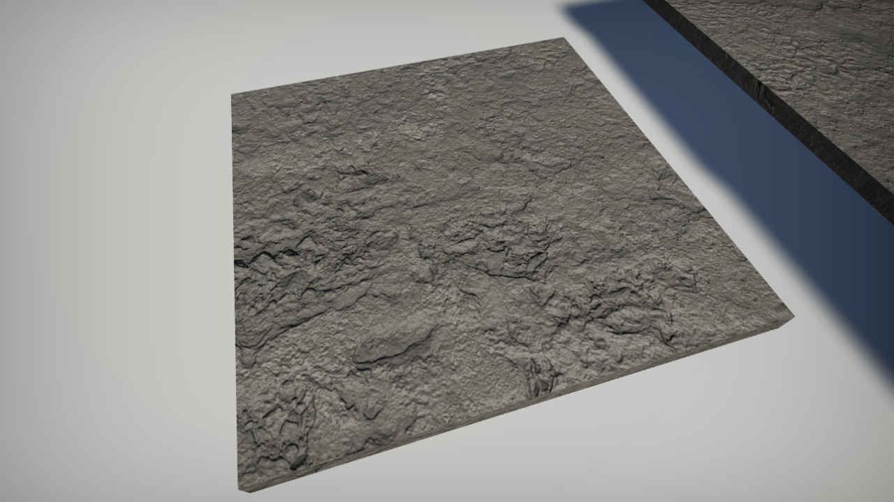Worn Concrete Floor 1m