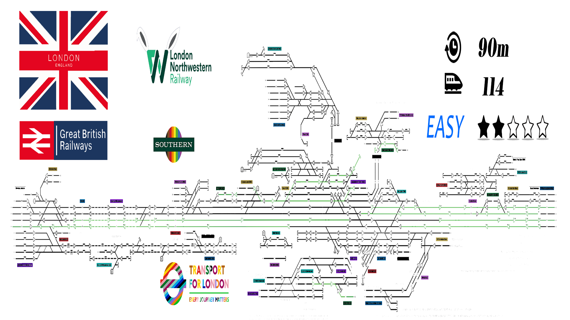West Coast Mainline London Section-Part 2:Queen's Park-Watford Junction