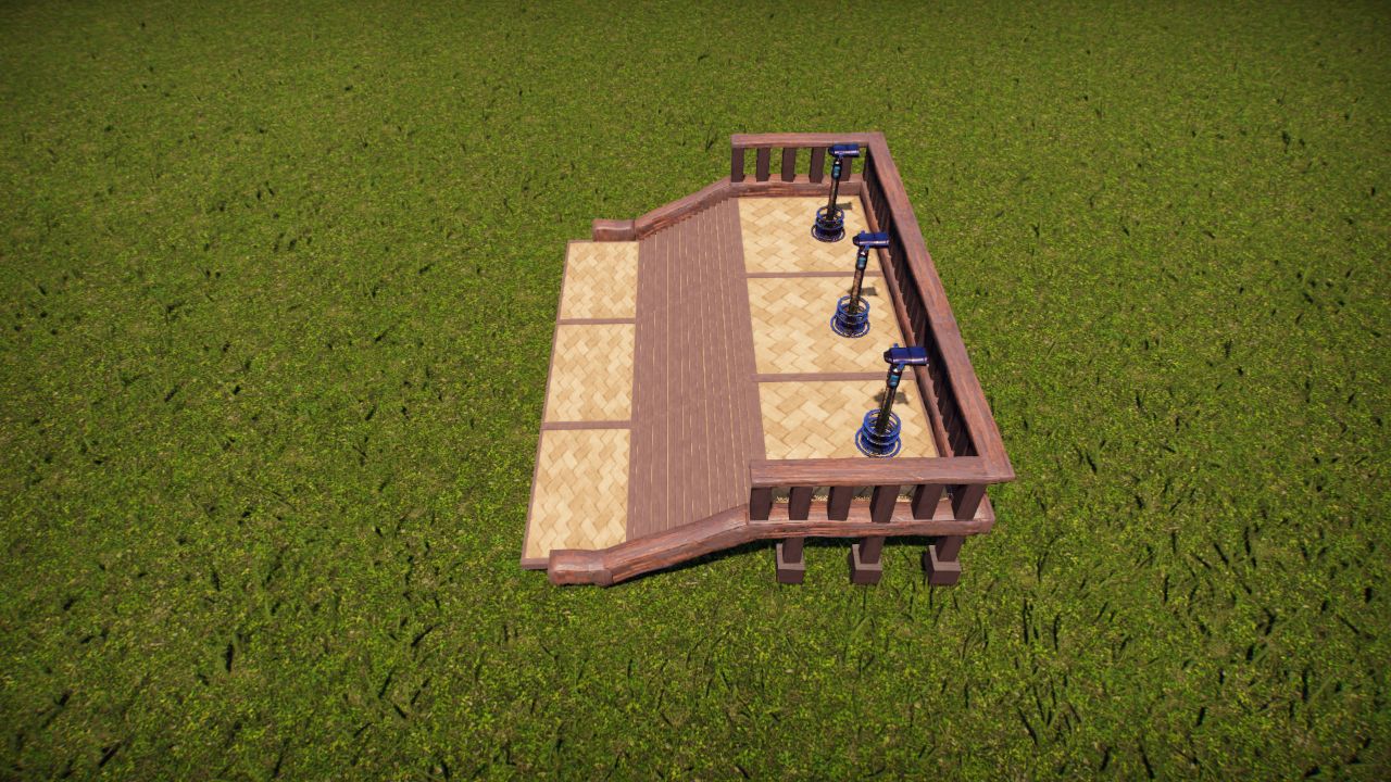 Simple tropical gazebo / Mirador simple tropical