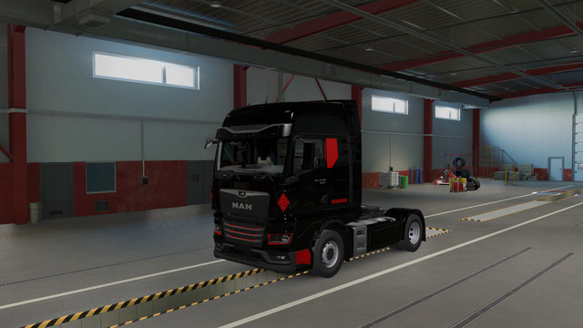 MAN TGX TG3 GX Schwarz/Rot