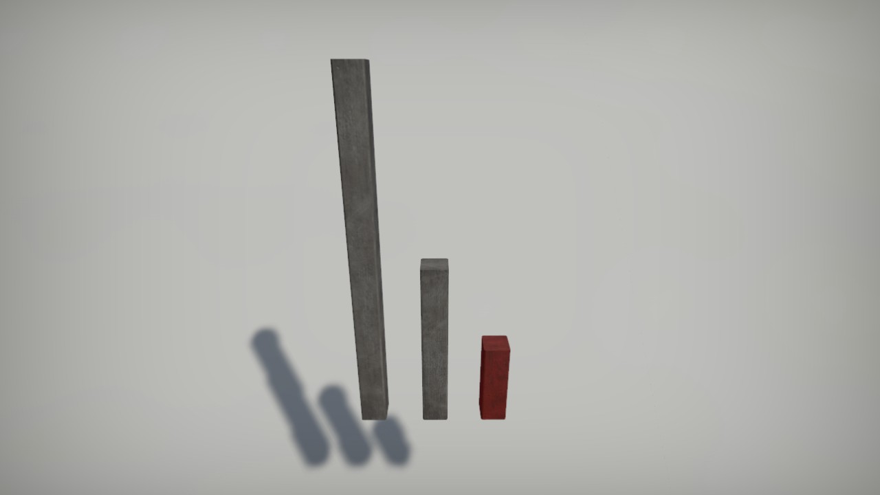 15cm Wooden Post 0.5cm