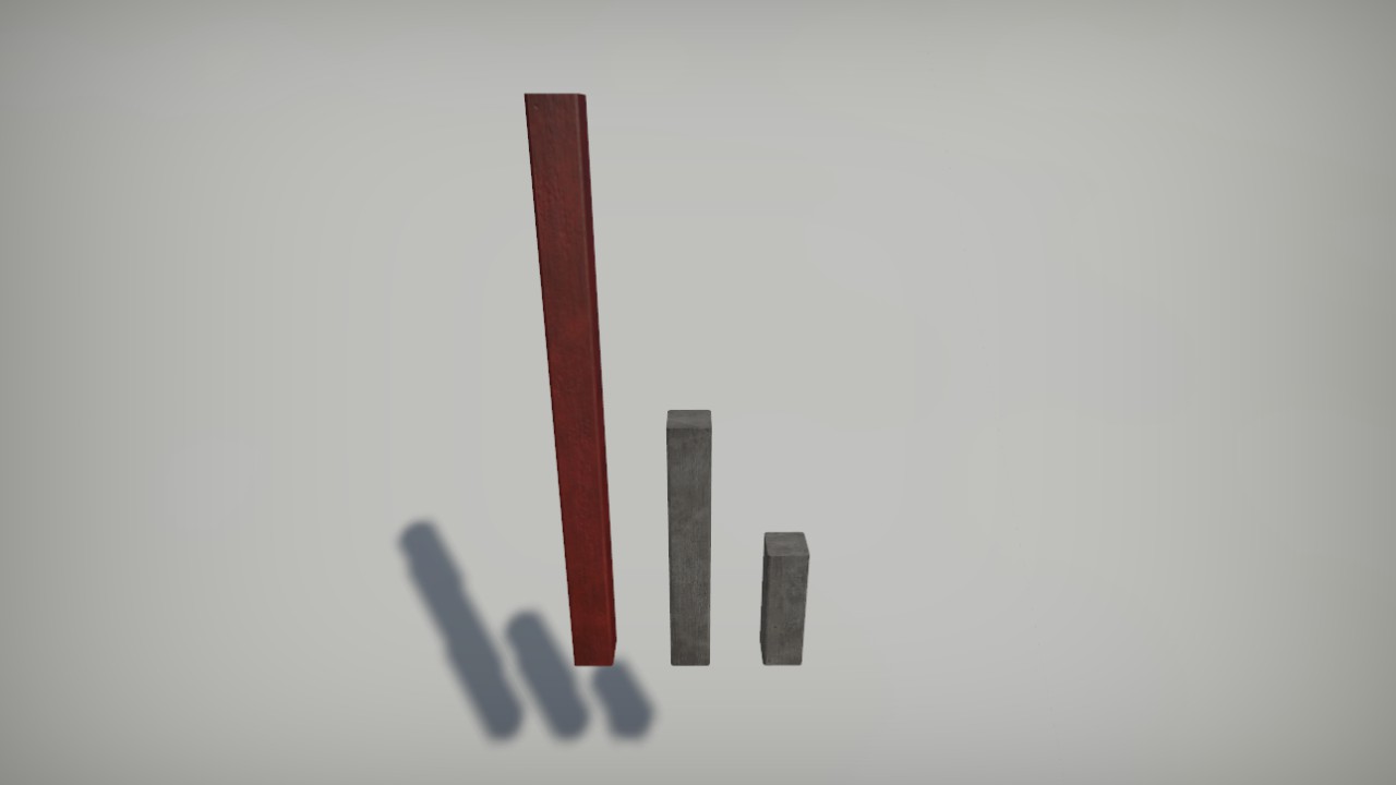 15cm Wooden Post 2m