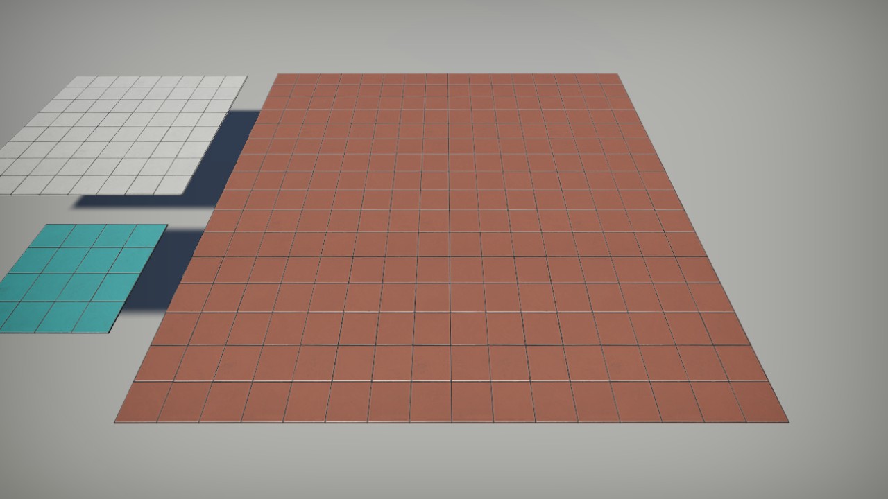Large Tile Floor 4m