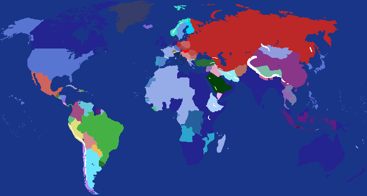 World Map - 1945 (Large)