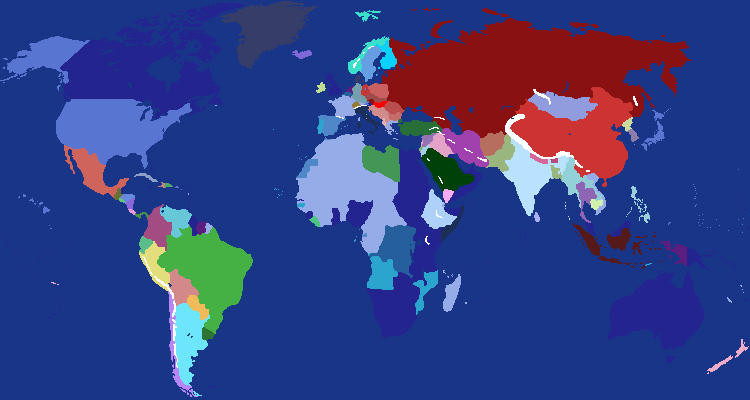 World Map - 1951 (Large)