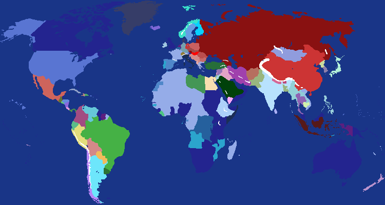 World Map - 1953 (Large)
