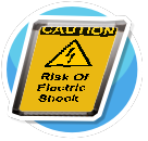 Caution Electric Skock 1