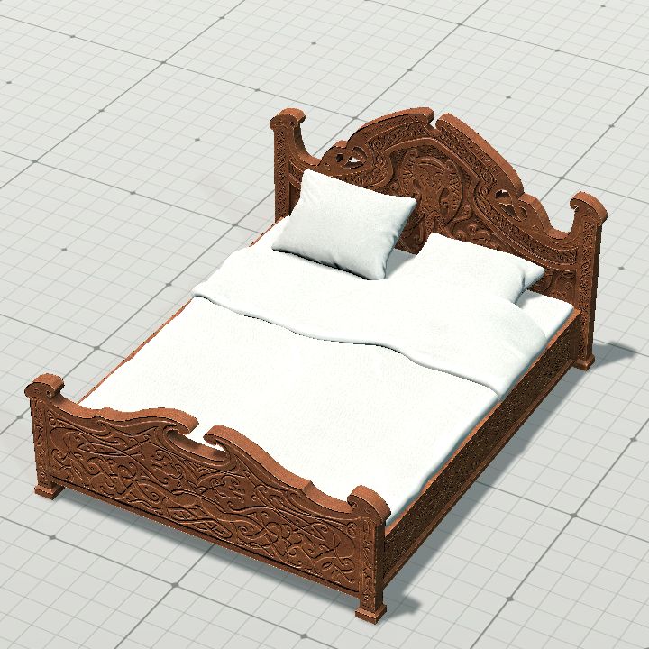 Bed, Ornate