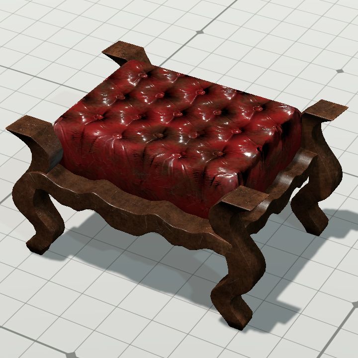 Footstool, Haunted Mansion